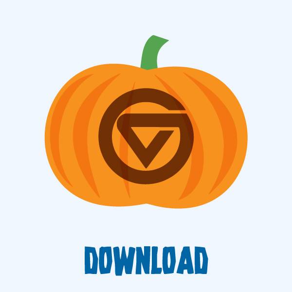 GVSU circle G logo pumpkin carving pattern download